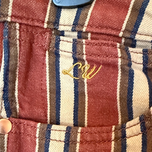 Wrangler x Lainey Wilson bell bottom striped pants - Picture 4 of 9